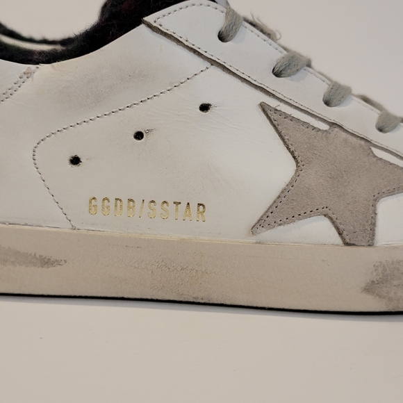 Golden Goose Sneakers womens or mens size 40 Superstar white wool liner thermal - Picture 8 of 15